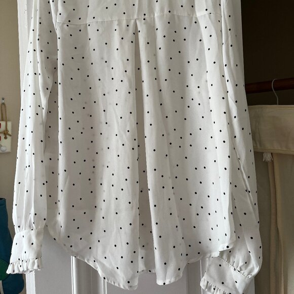 Polka dot Ruffle sleeve blouse by The Moon - Picture 2 of 4